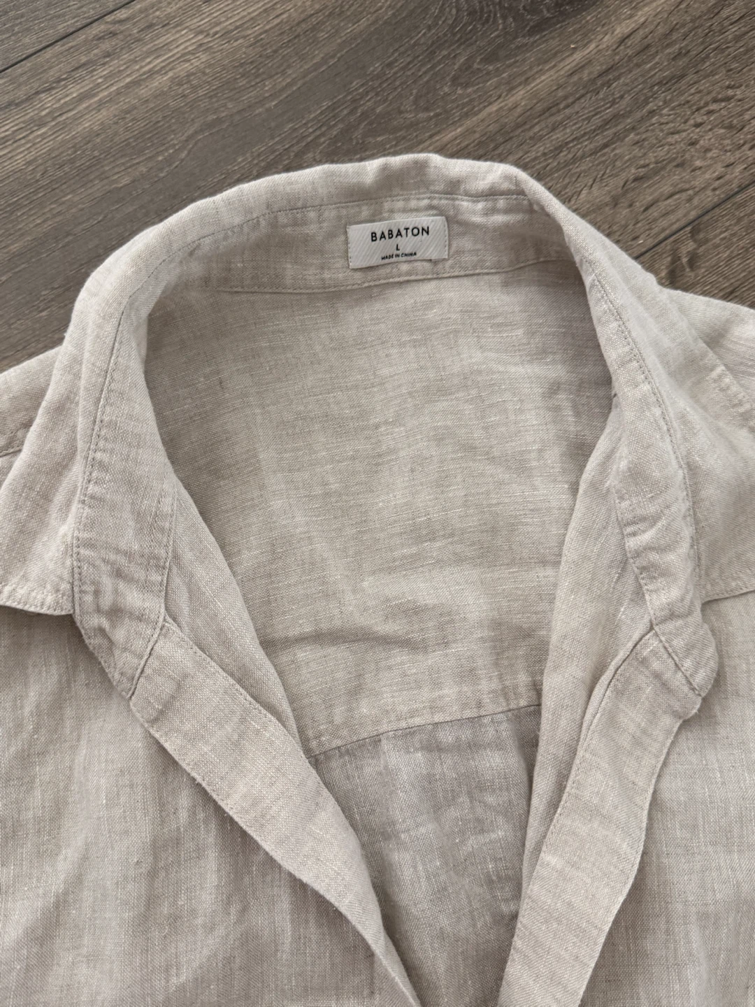 Babaton Linen Button-Up Shirt