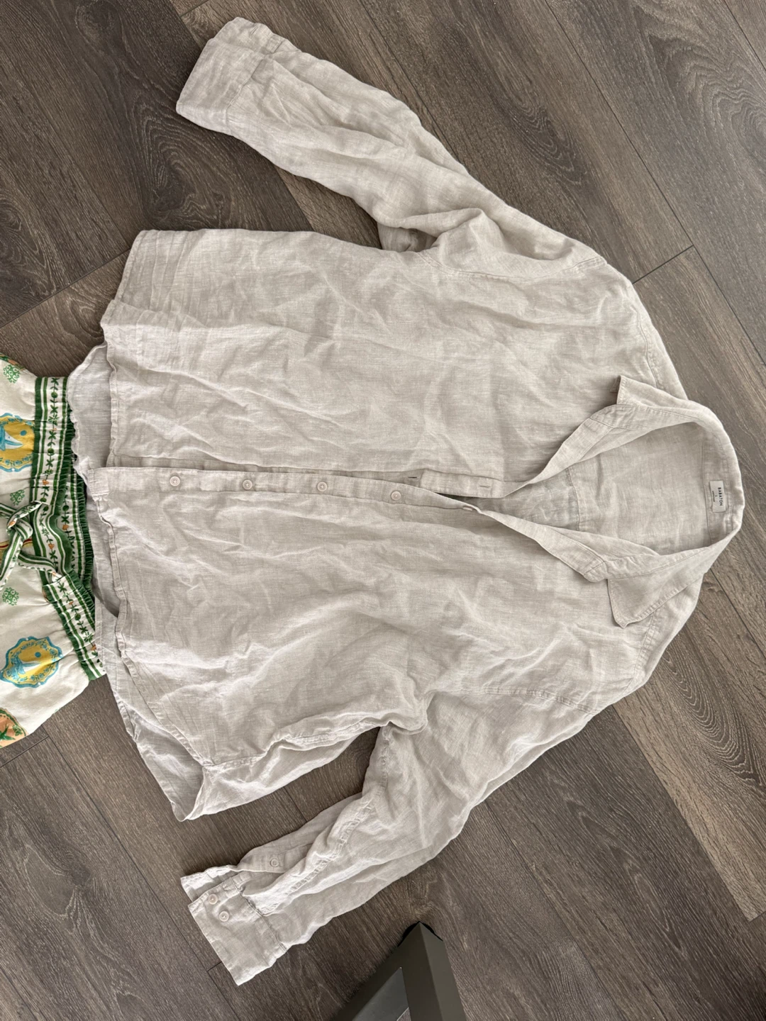 Babaton Linen Button-Up Shirt - photo 3