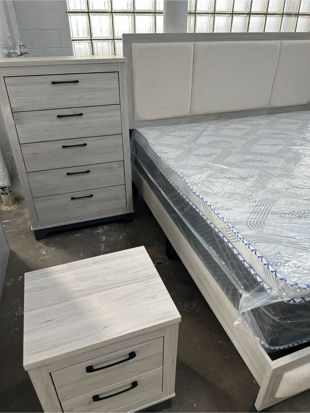4 pc queen bedroom set bf mr dr ns - photo 3