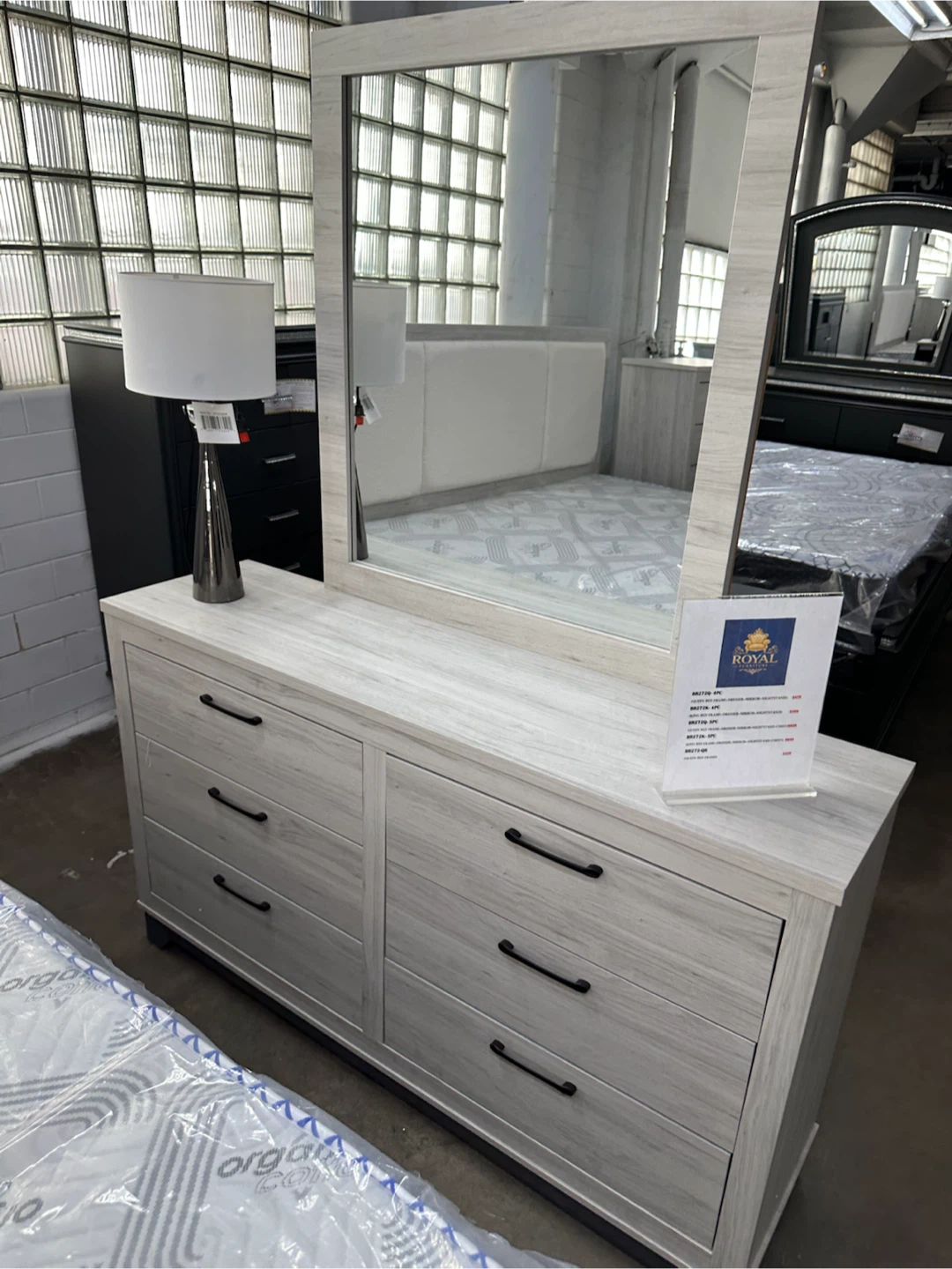 4 pc queen bedroom set bf mr dr ns - photo 4