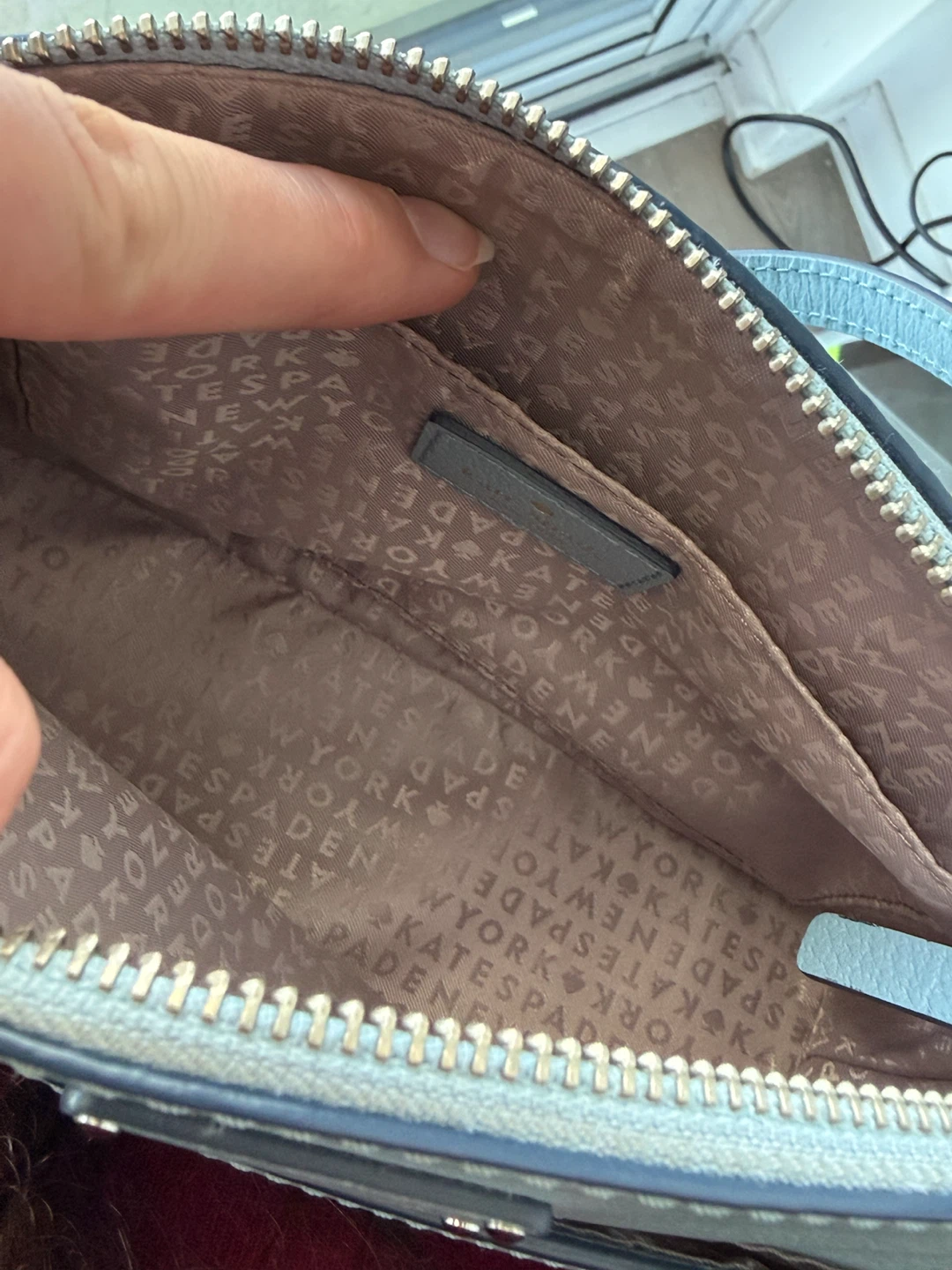 Kate Spade Light Blue Leather Crossbody Bag - photo 5