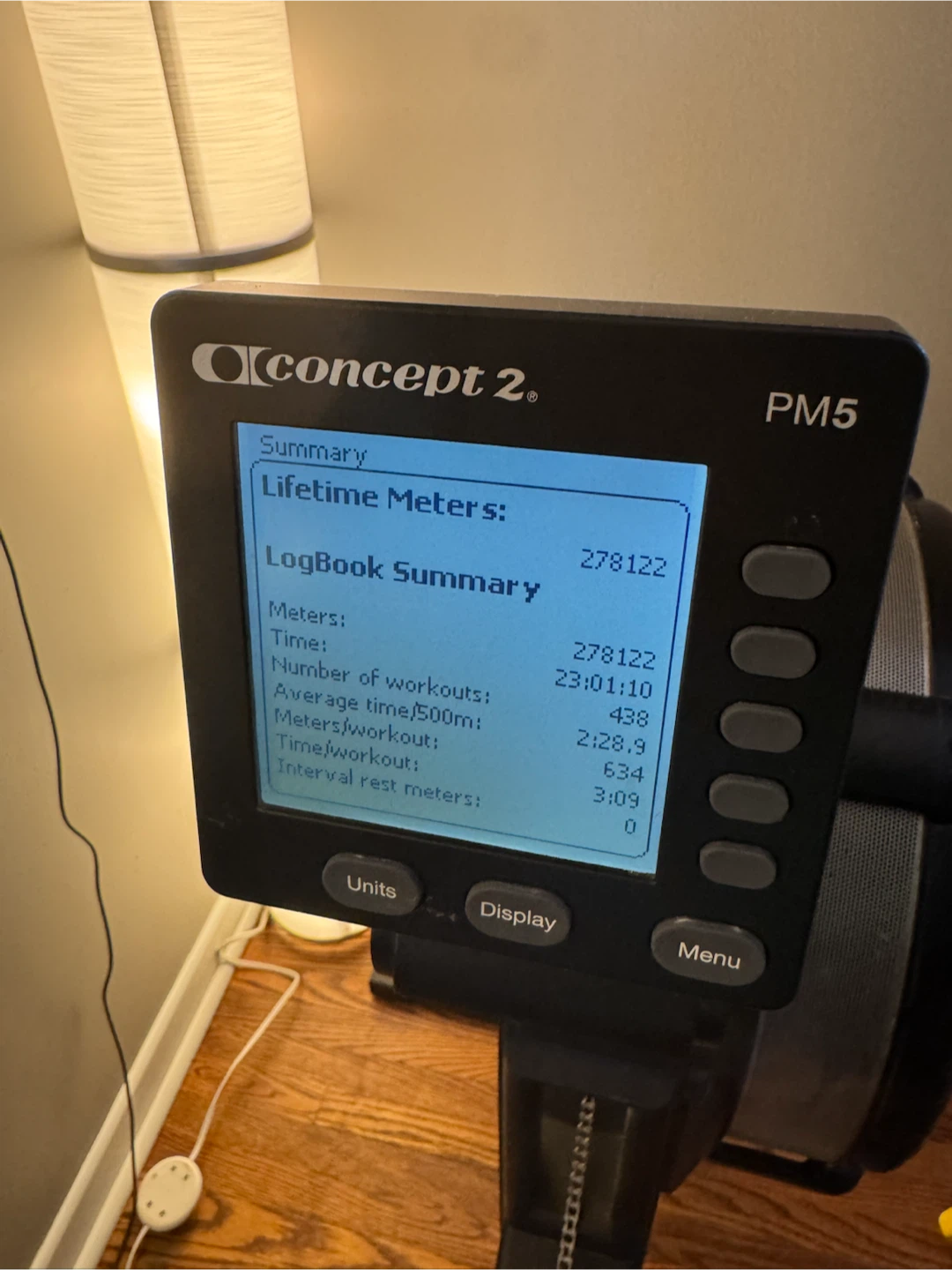 Concept 2 PM5 Rowing Machine - photo 4
