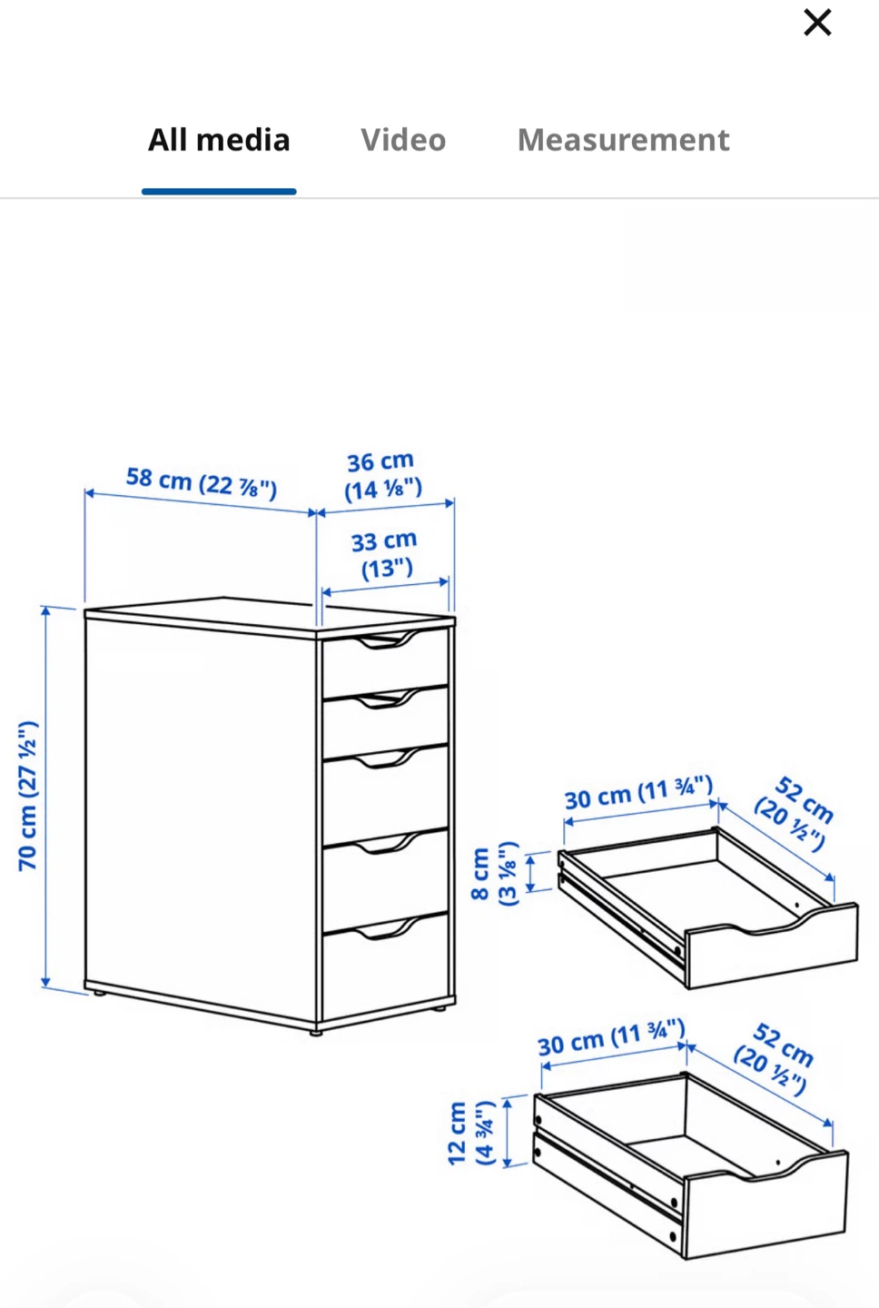 Alex 5-Drawer Unit - photo 2