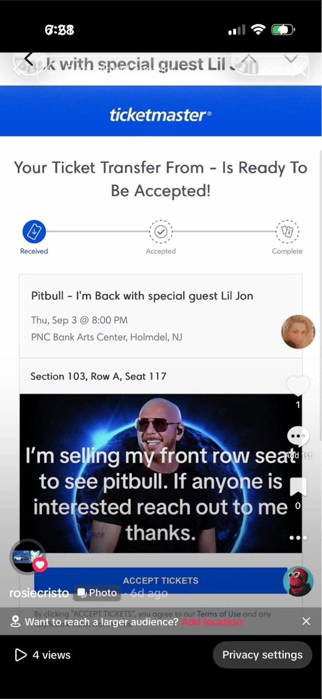 Pitbull and Lil John concert, PNC Bank of arts New Jersey