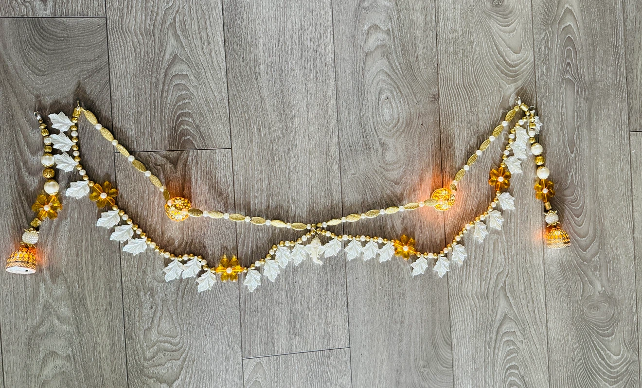 Decorative Garland with Bells ( lights)