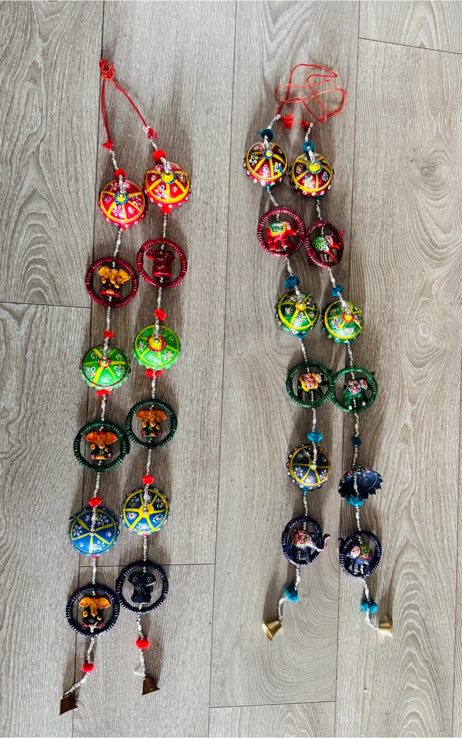 Handmade Decorative Hanging Ornaments (Set of 2)
