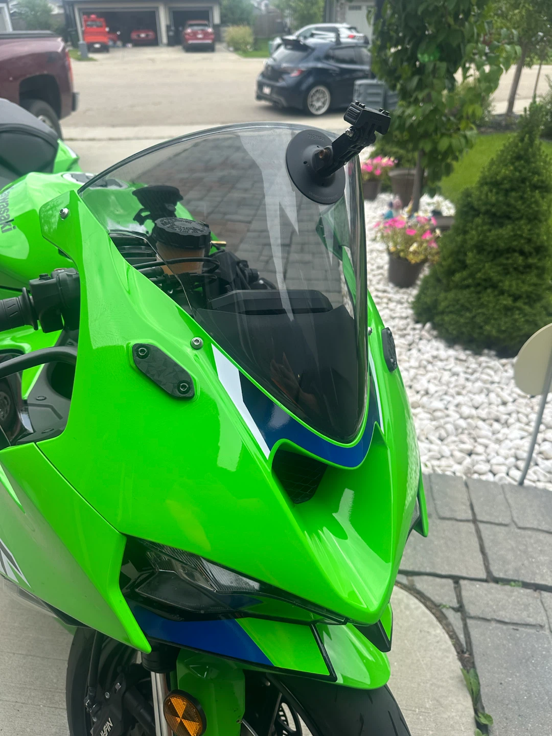 Kawasaki block off mirror - photo 2