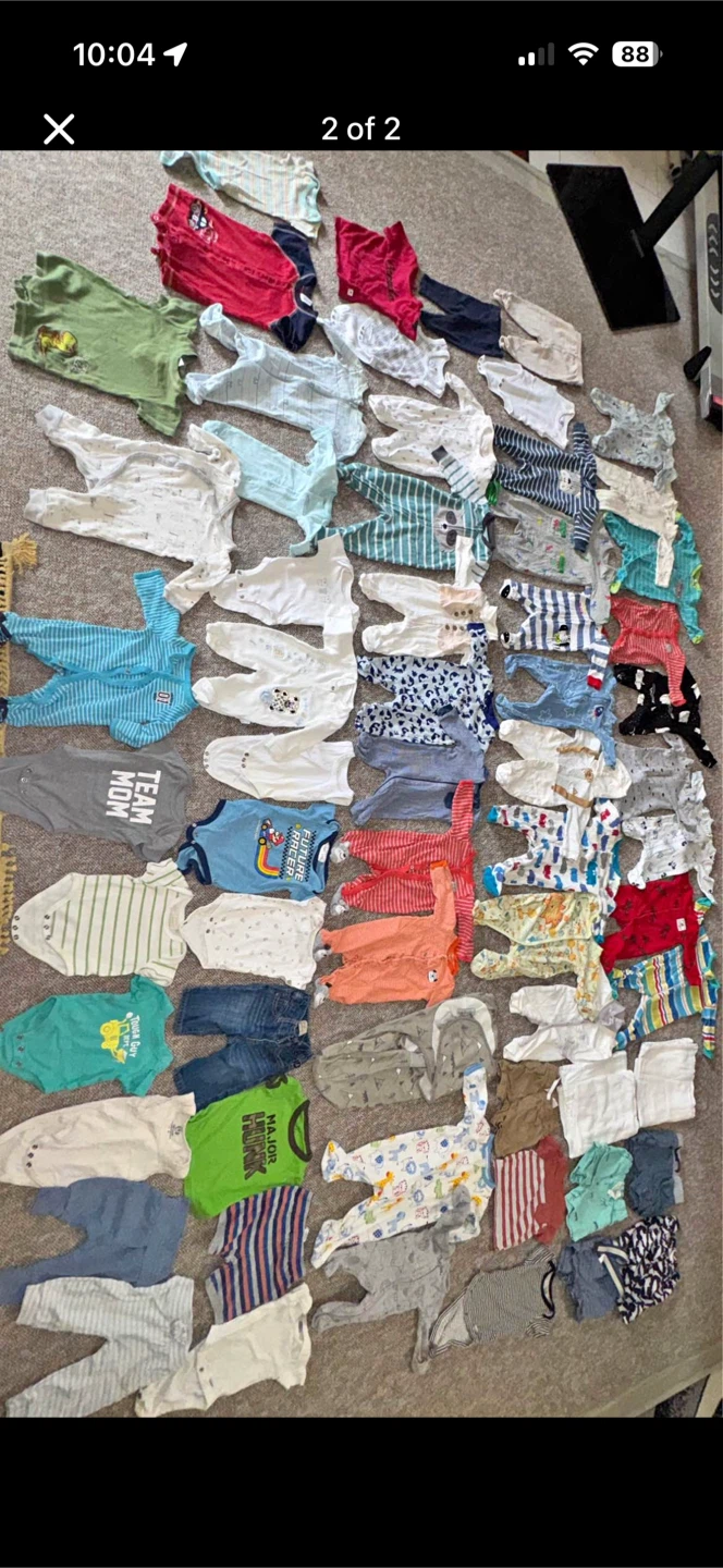 Boys clothes 2 to 9 months clothes 50