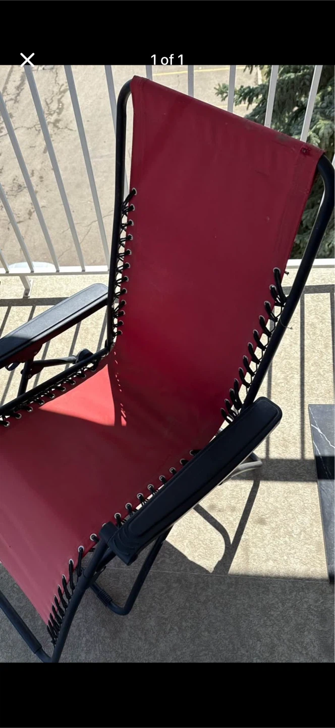 Red Zero Gravity Chair