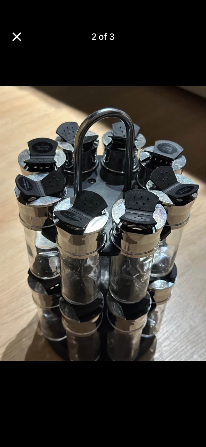 Rotary Spice Rack with 12 Jars - photo 2