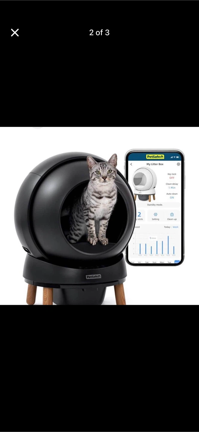 PetSafe ScoopFree SmartSpin Litter Box Wi‑Fi Alexa/Google