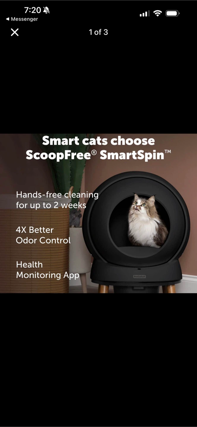PetSafe ScoopFree SmartSpin Litter Box Wi‑Fi Alexa/Google - photo 2