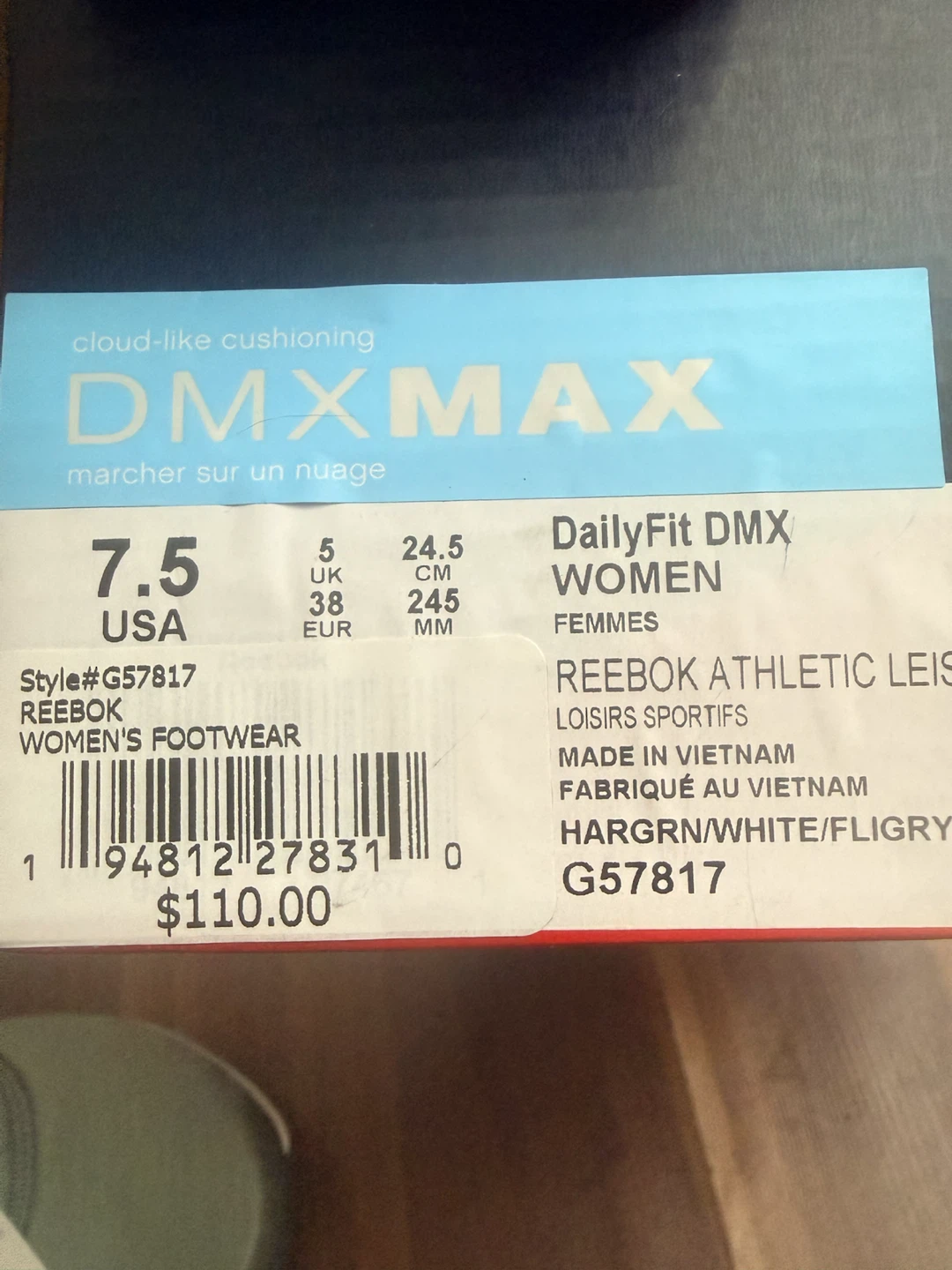 Brand  New woman’s  Reebok DailyFit DMX - photo 3
