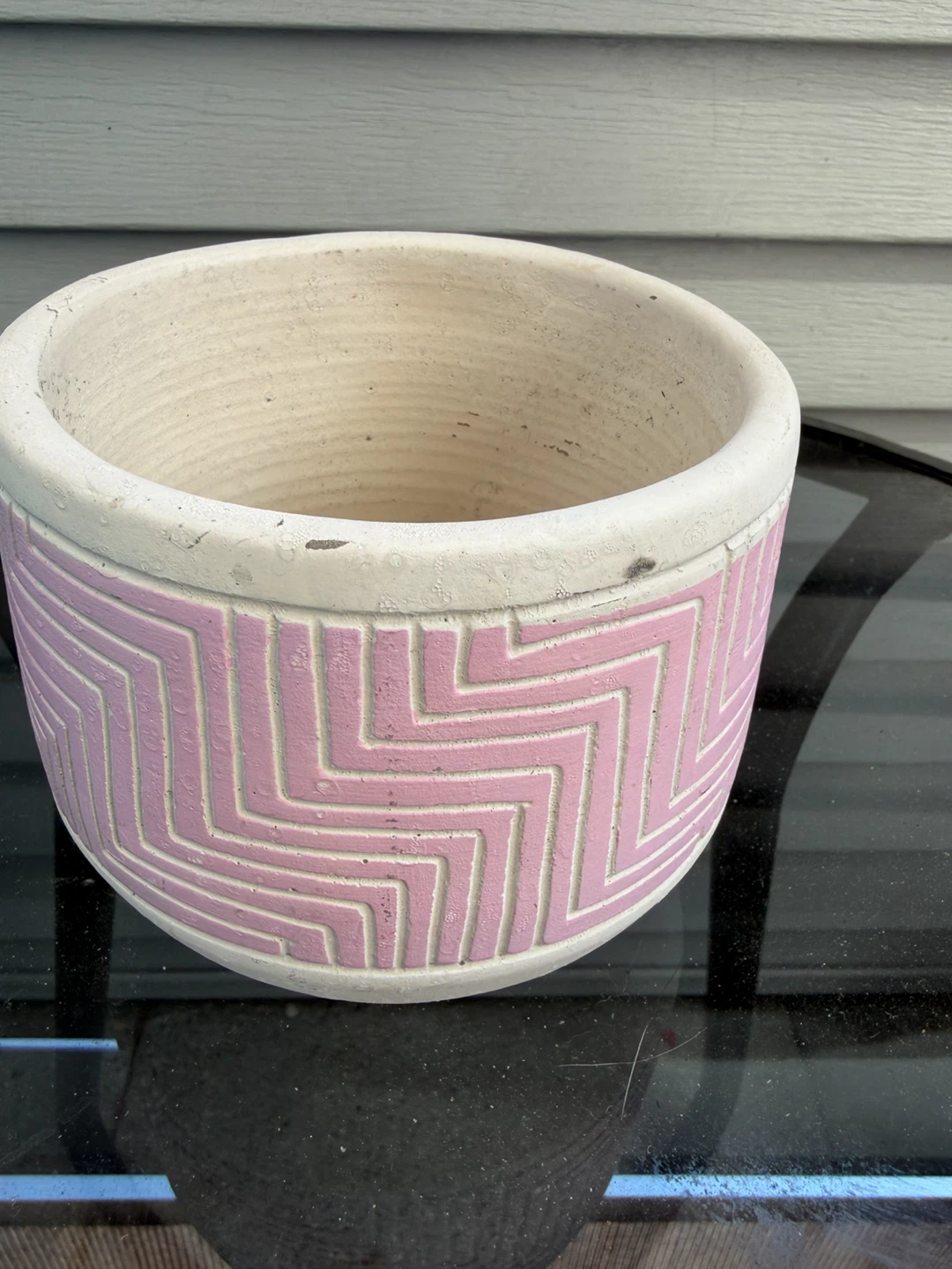 Decorative Pink Geometric Planter Pot - photo 3