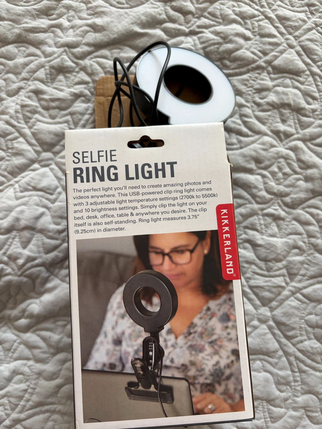 Kikkerland Selfie Ring Light
