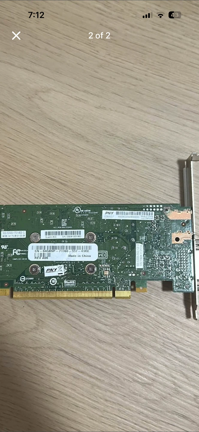 NVIDIA Quadro Graphics Card - photo 2