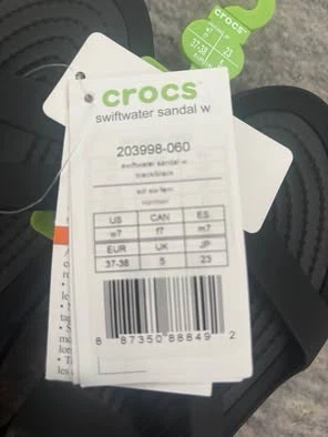Crocs flip flops (New) (Size 7) (Authentic) - photo 2