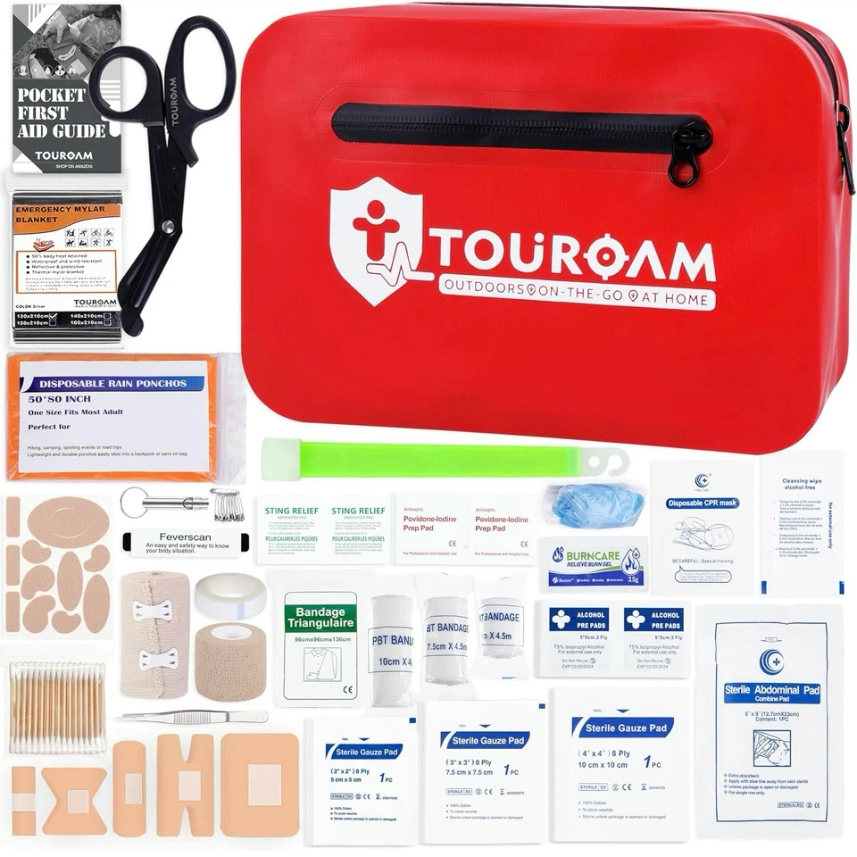 Brand New Portable First Aid Kit - 197 Pieces (Car & Travel)