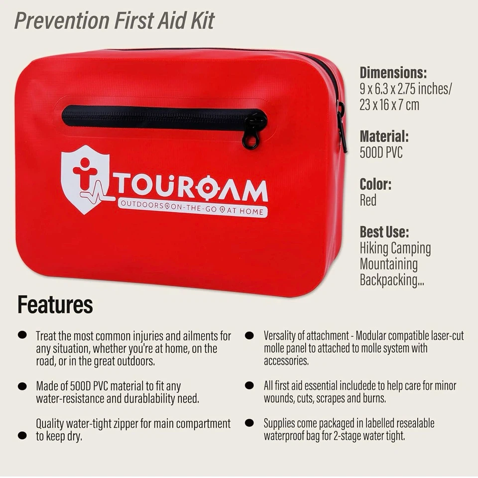 Brand New Portable First Aid Kit - 197 Pieces (Car & Travel) - photo 3