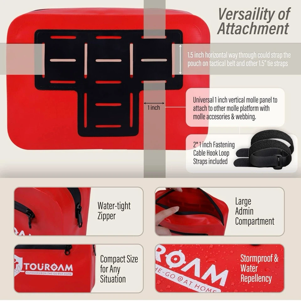 Brand New Portable First Aid Kit - 197 Pieces (Car & Travel) - photo 4