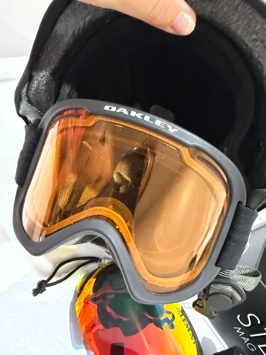 Oakley Ski Helmet with Goggles