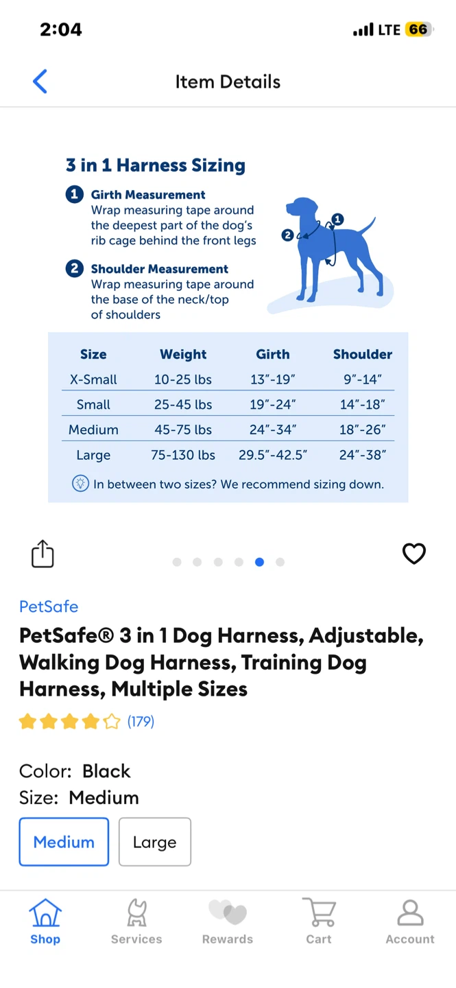Medium Easy Walk Dog Harnesses - photo 2