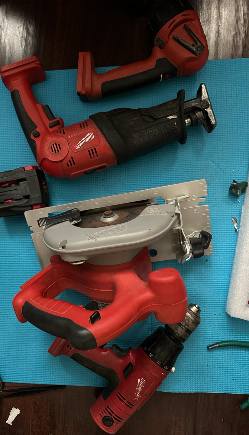 Milwaukee old version cordless Tool Combo (4 Tools)