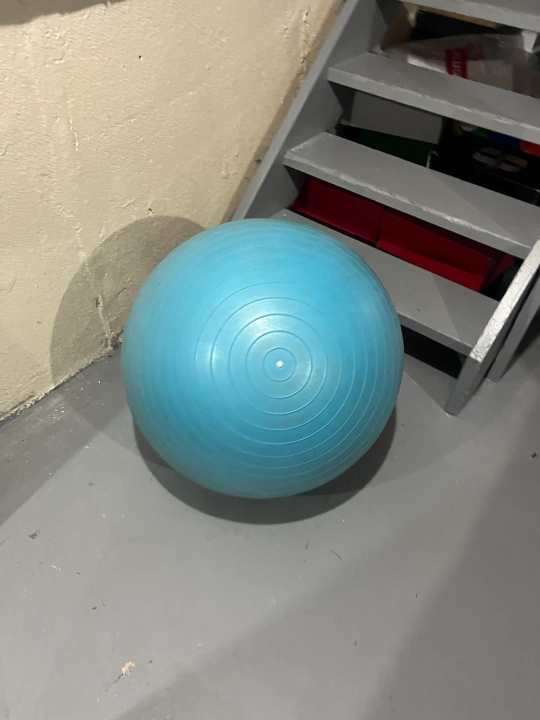Blue Exercise Ball