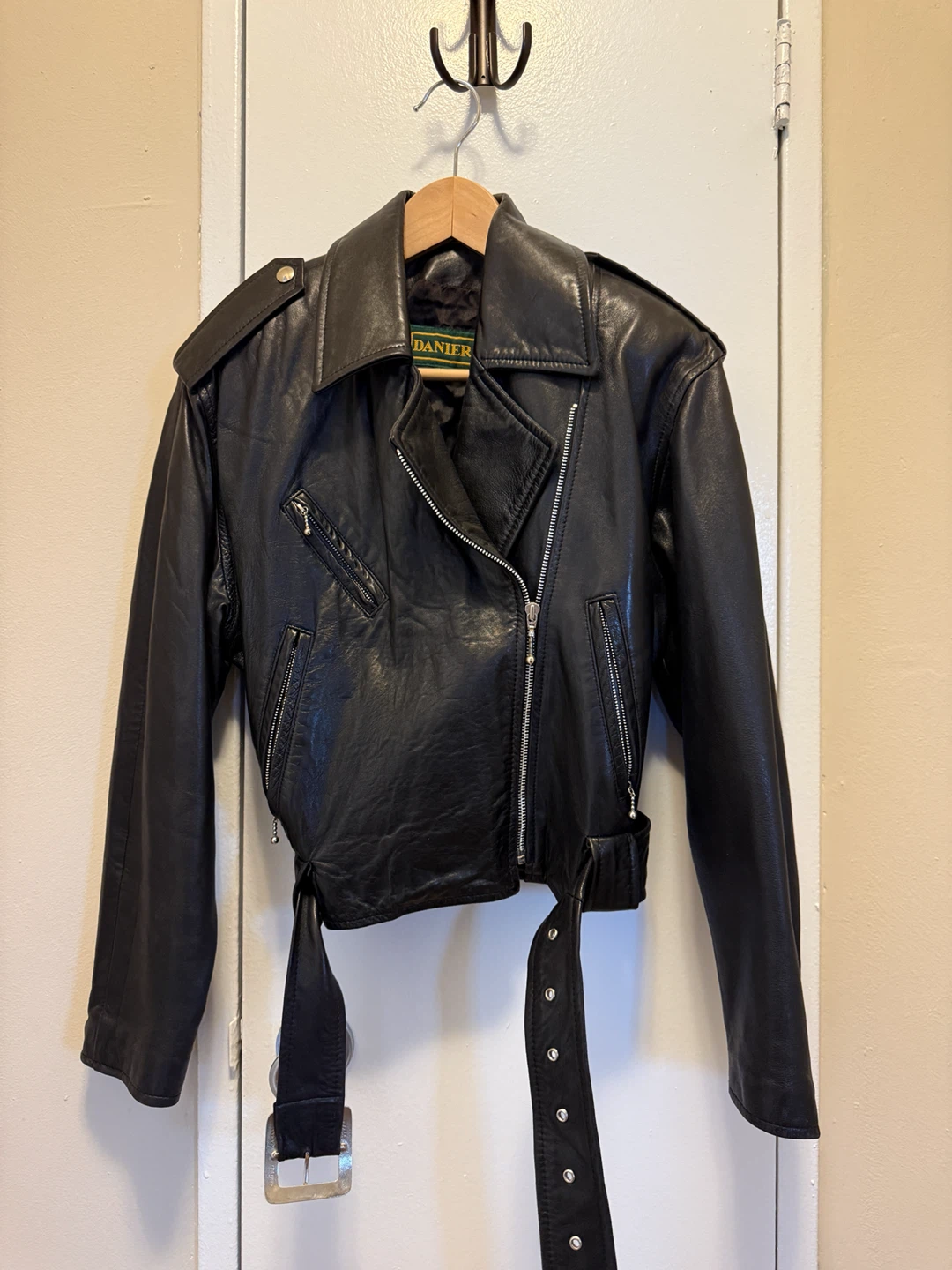 Danier Leather Biker Jacket Size XS