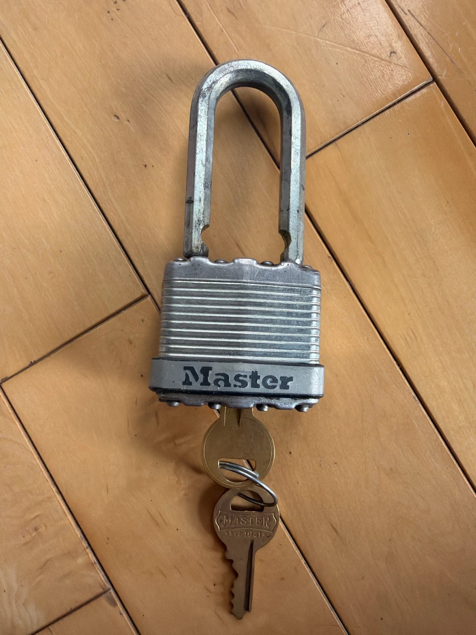 Master Lock Padlock with 2 Keys