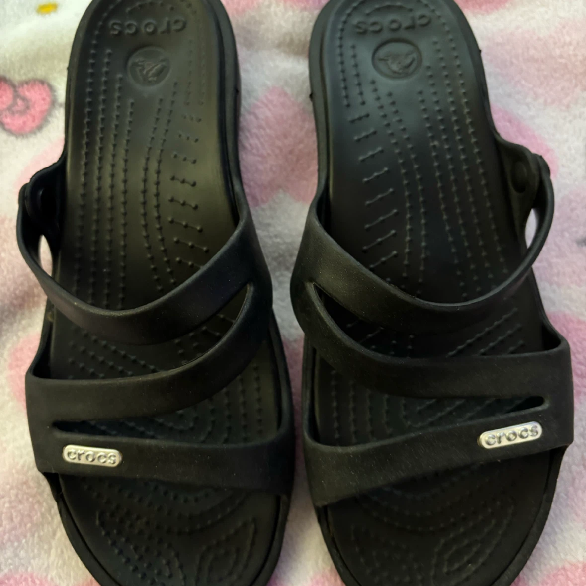 Crocs - Sandals - *Size Women 7/Black* - photo 2