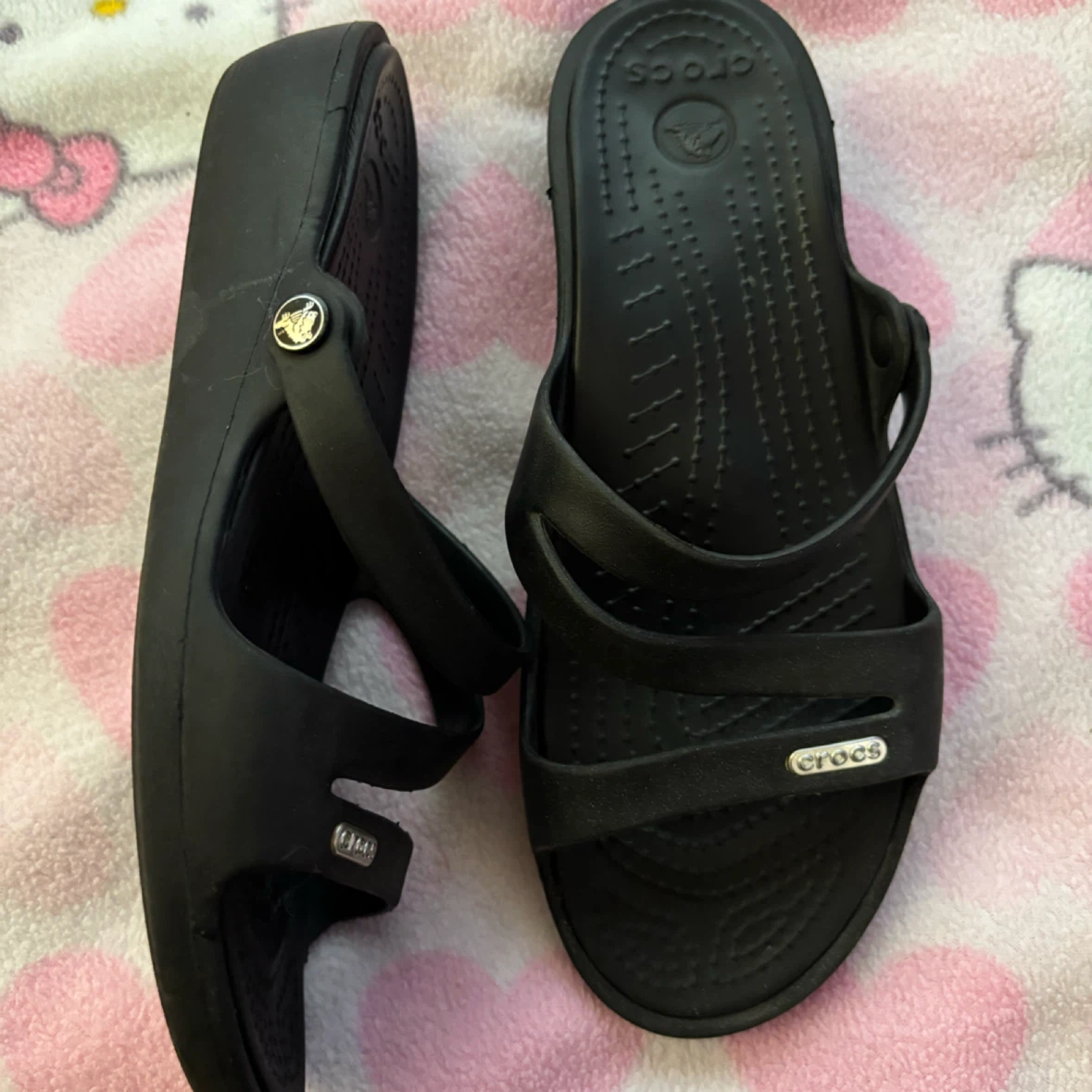 Crocs - Sandals - *Size Women 7/Black* - photo 3