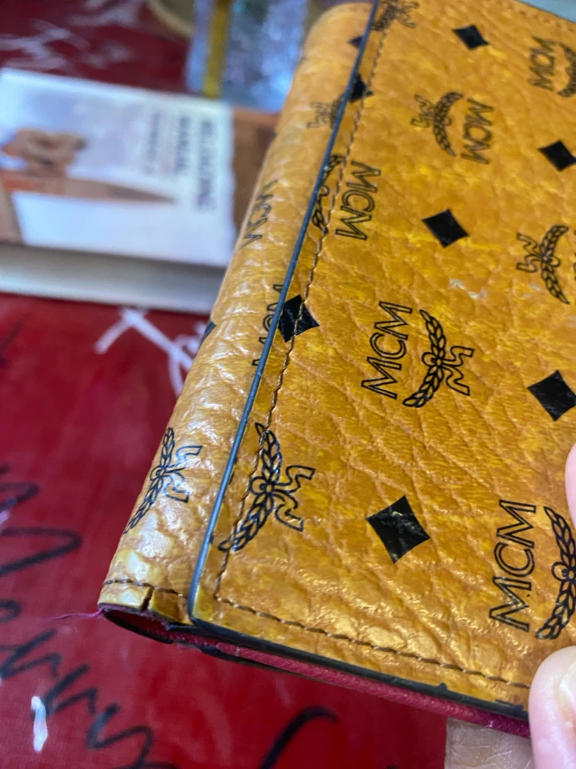 MCM Visetos Wallet - Yellow - photo 4