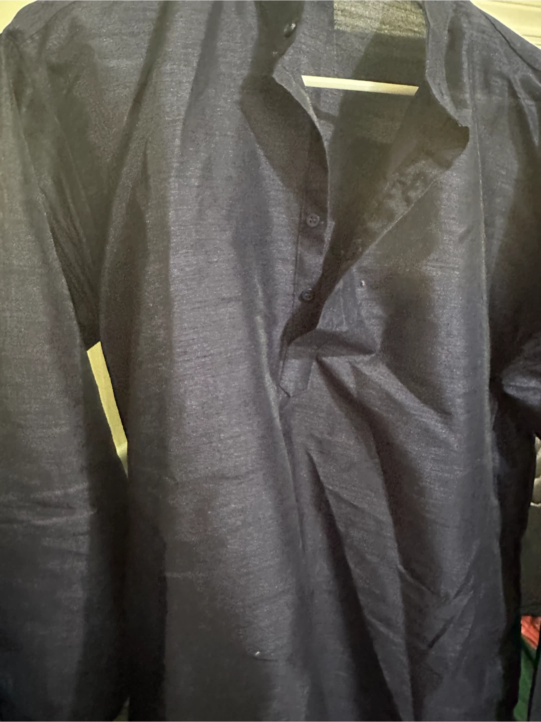Men's Dark Blue Kurta