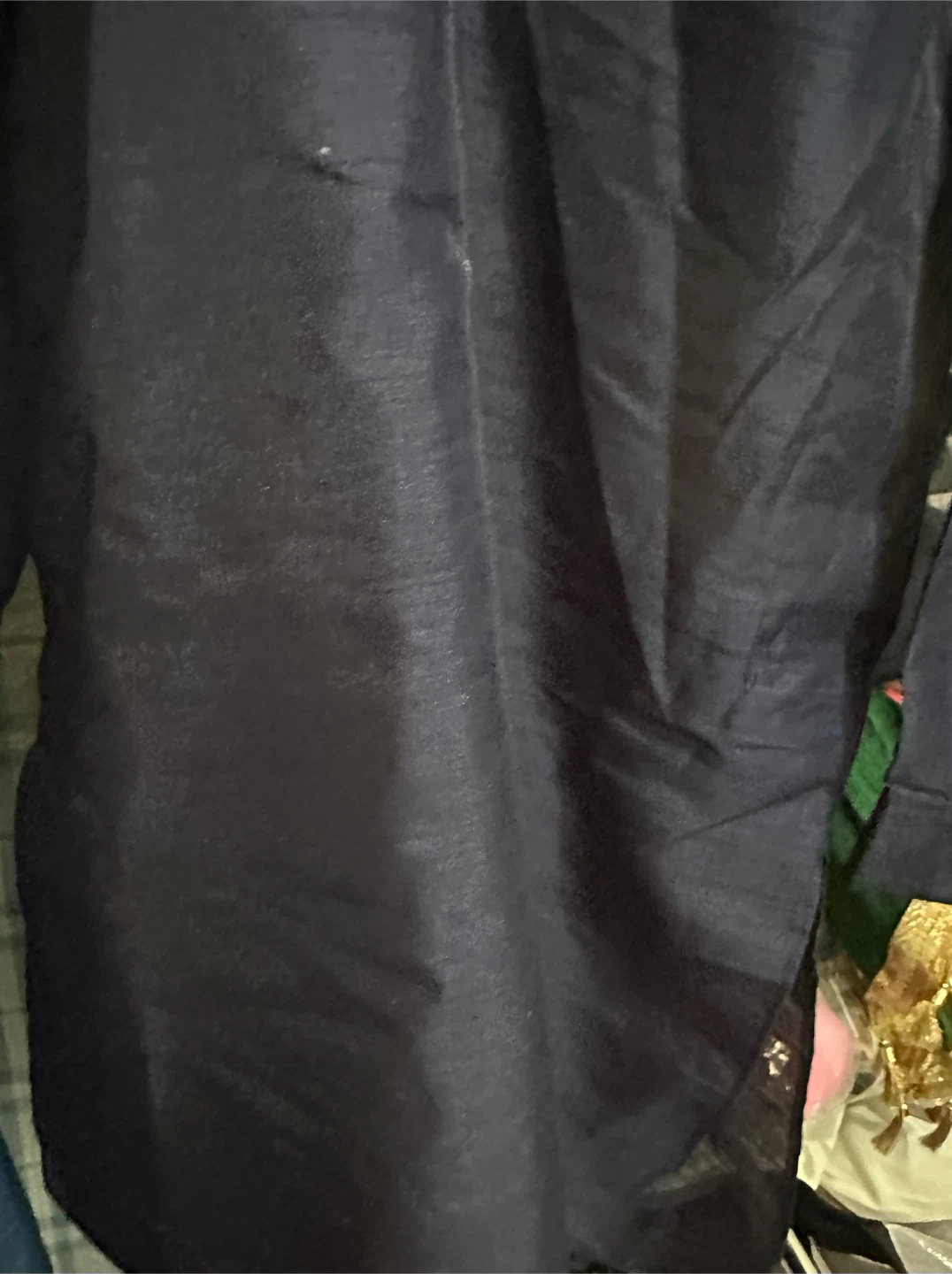 Men's Dark Blue Kurta - photo 2