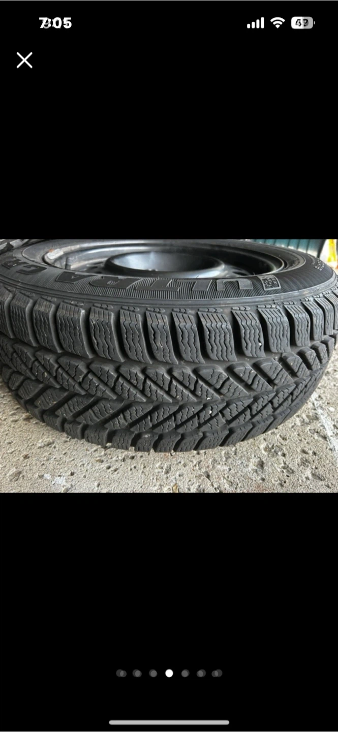 Goodyear Ultra Grip Winter Tire 215/60R16  with Steel Rim - photo 2