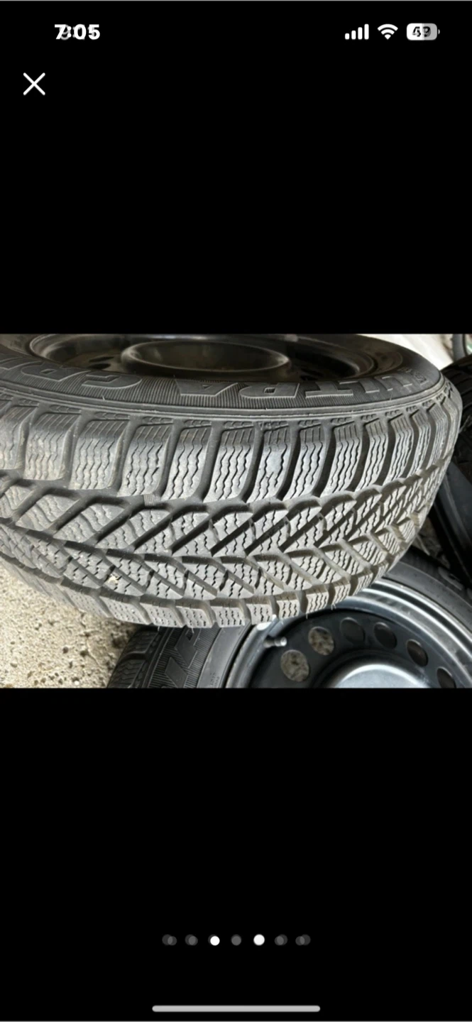 Goodyear Ultra Grip Winter Tire 215/60R16  with Steel Rim - photo 3