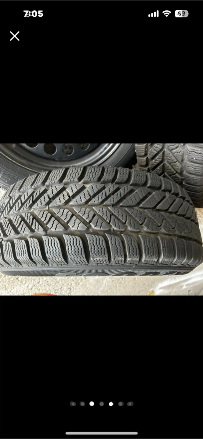 Goodyear Ultra Grip Winter Tire 215/60R16  with Steel Rim - photo 5