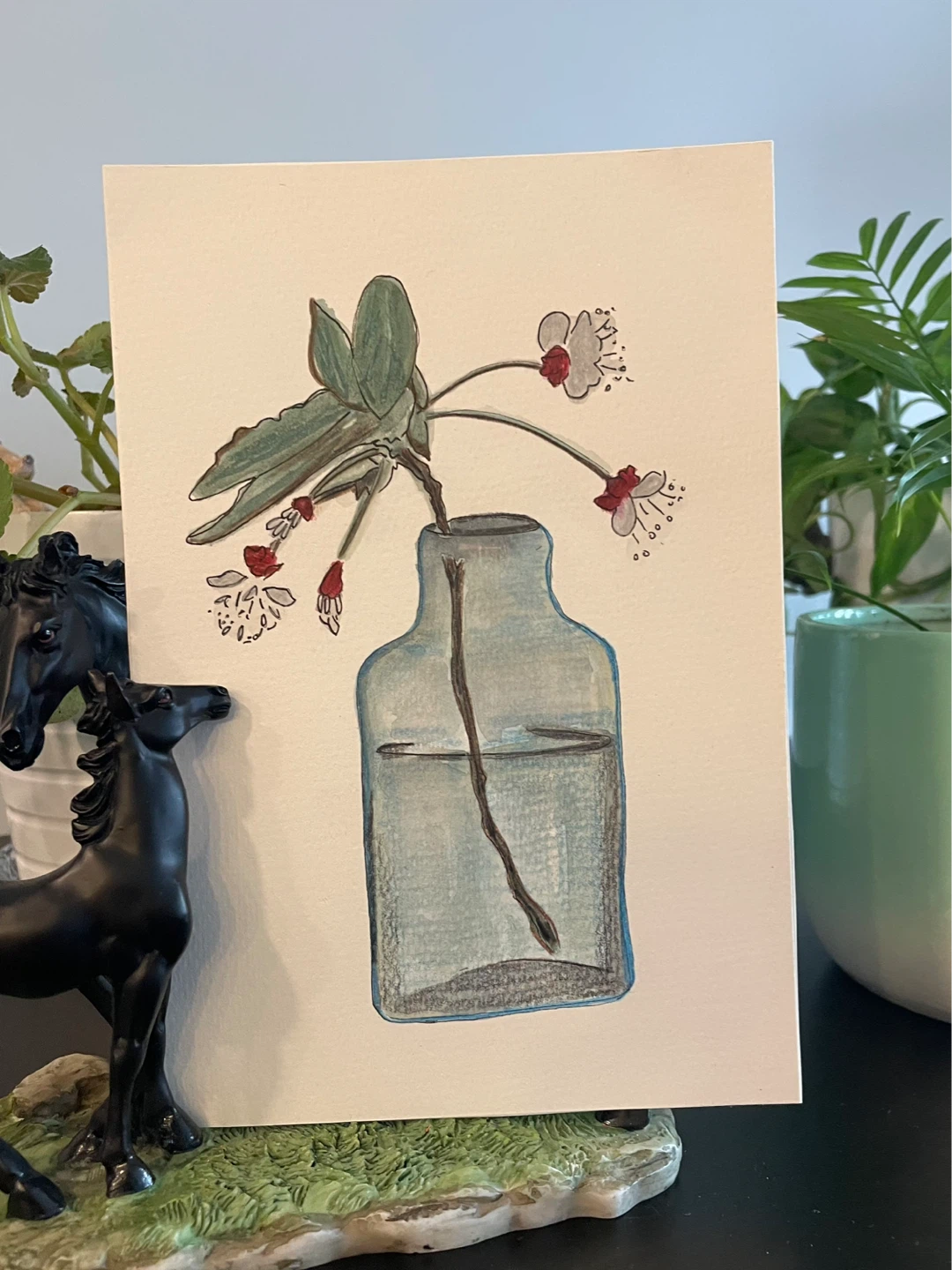 Watercolor Floral Paintings - photo 4