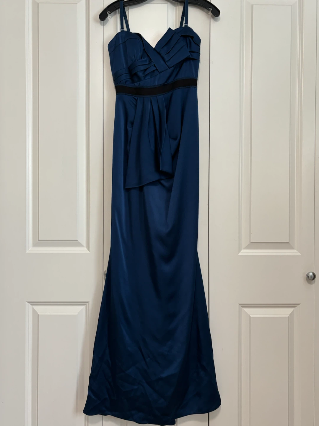 Navy Blue Floor-Length Gown - photo 3