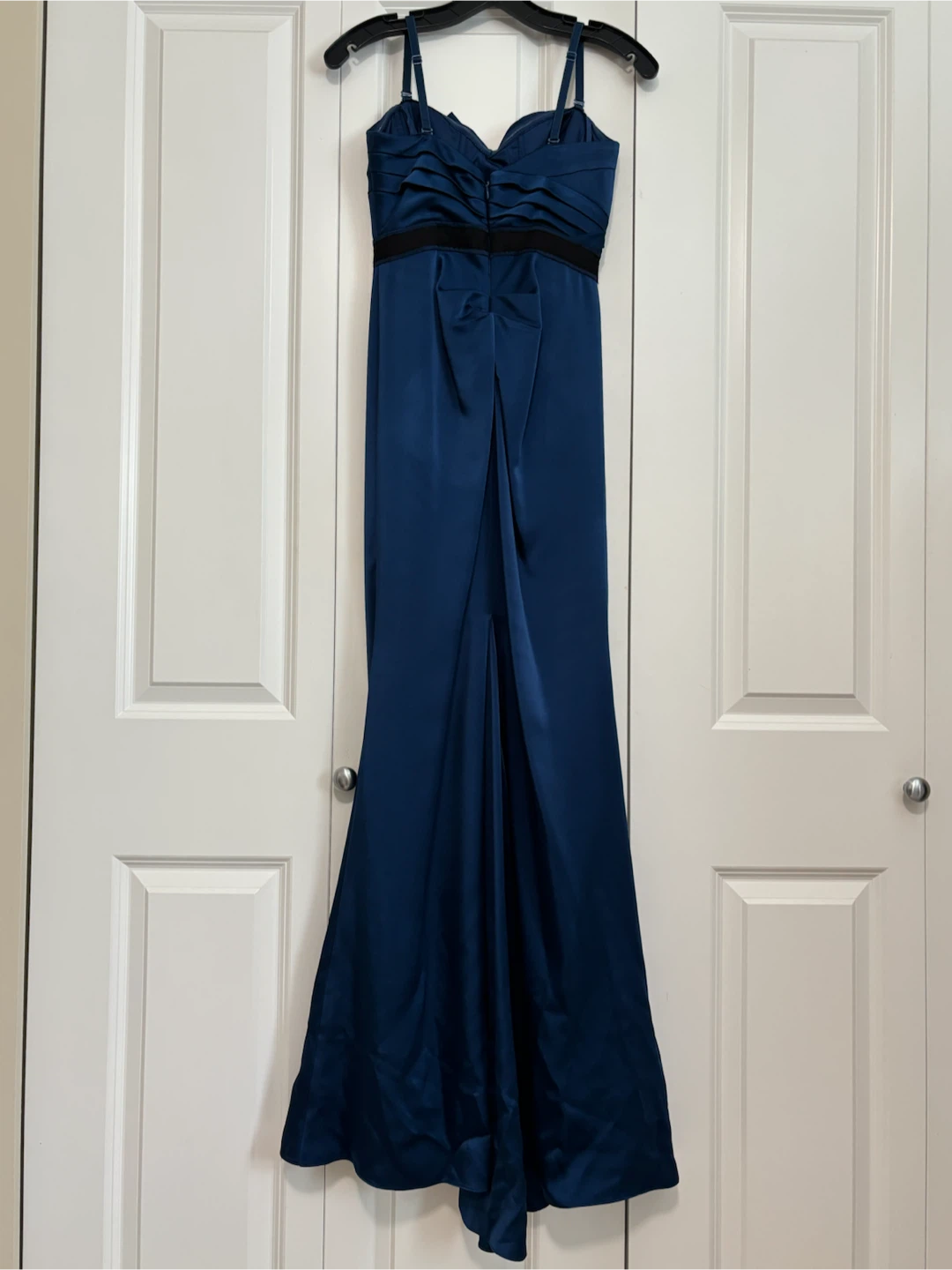 Navy Blue Floor-Length Gown - photo 5