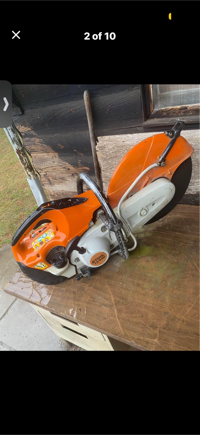 STIHL TS 420 Cut-Off Saw - photo 2