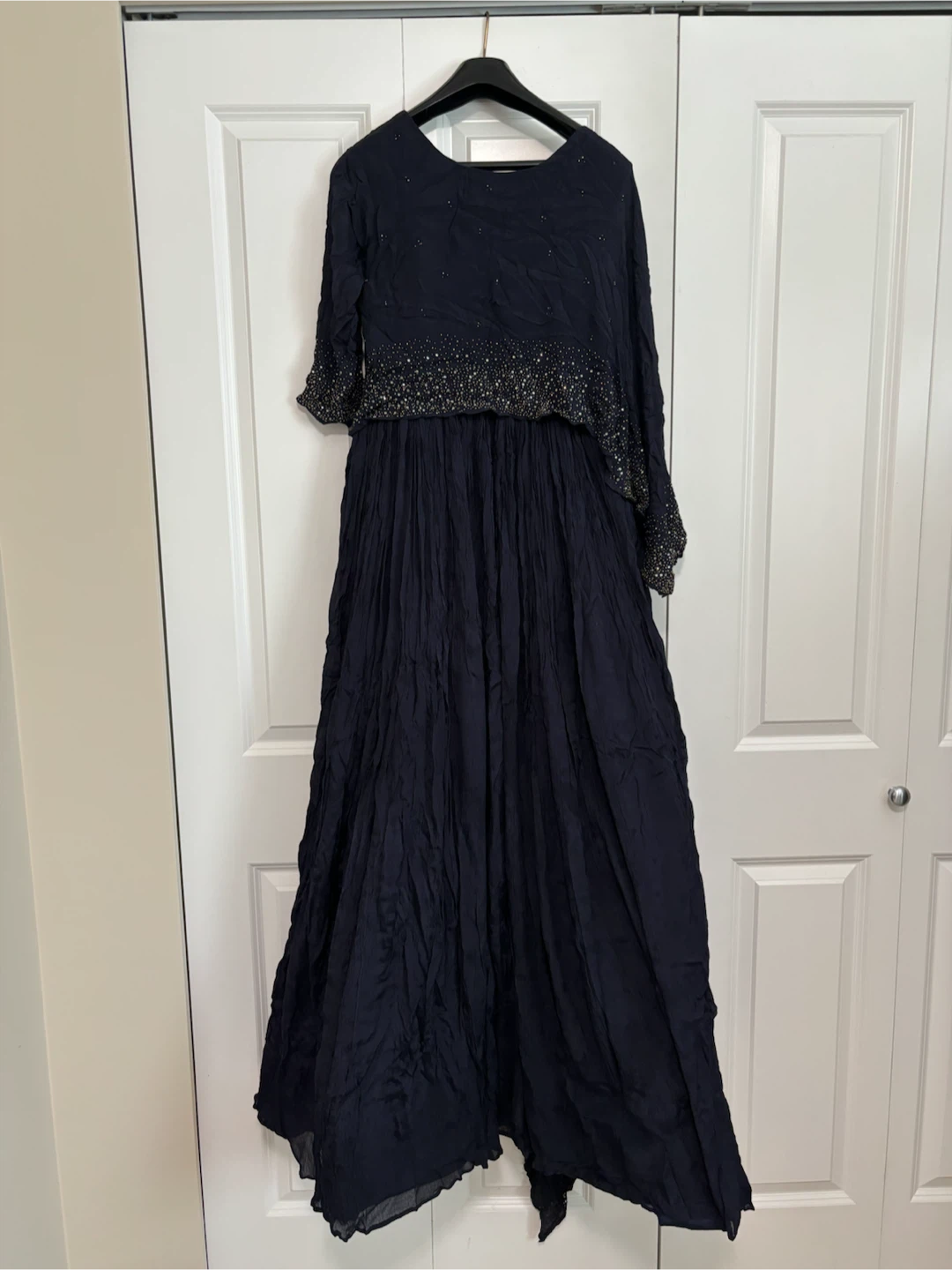 Navy Embellished Dress - photo 3