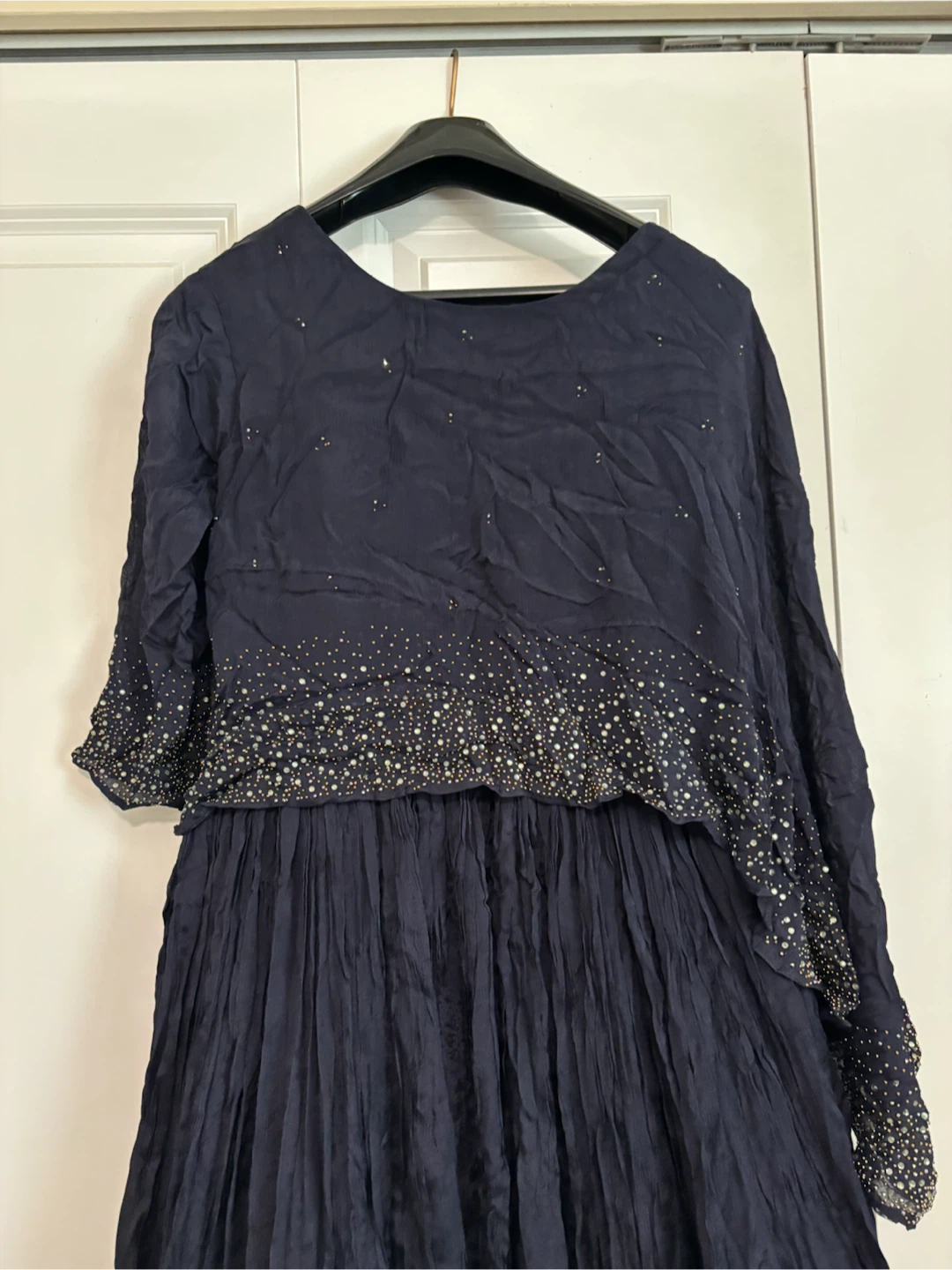 Navy Embellished Dress - photo 4