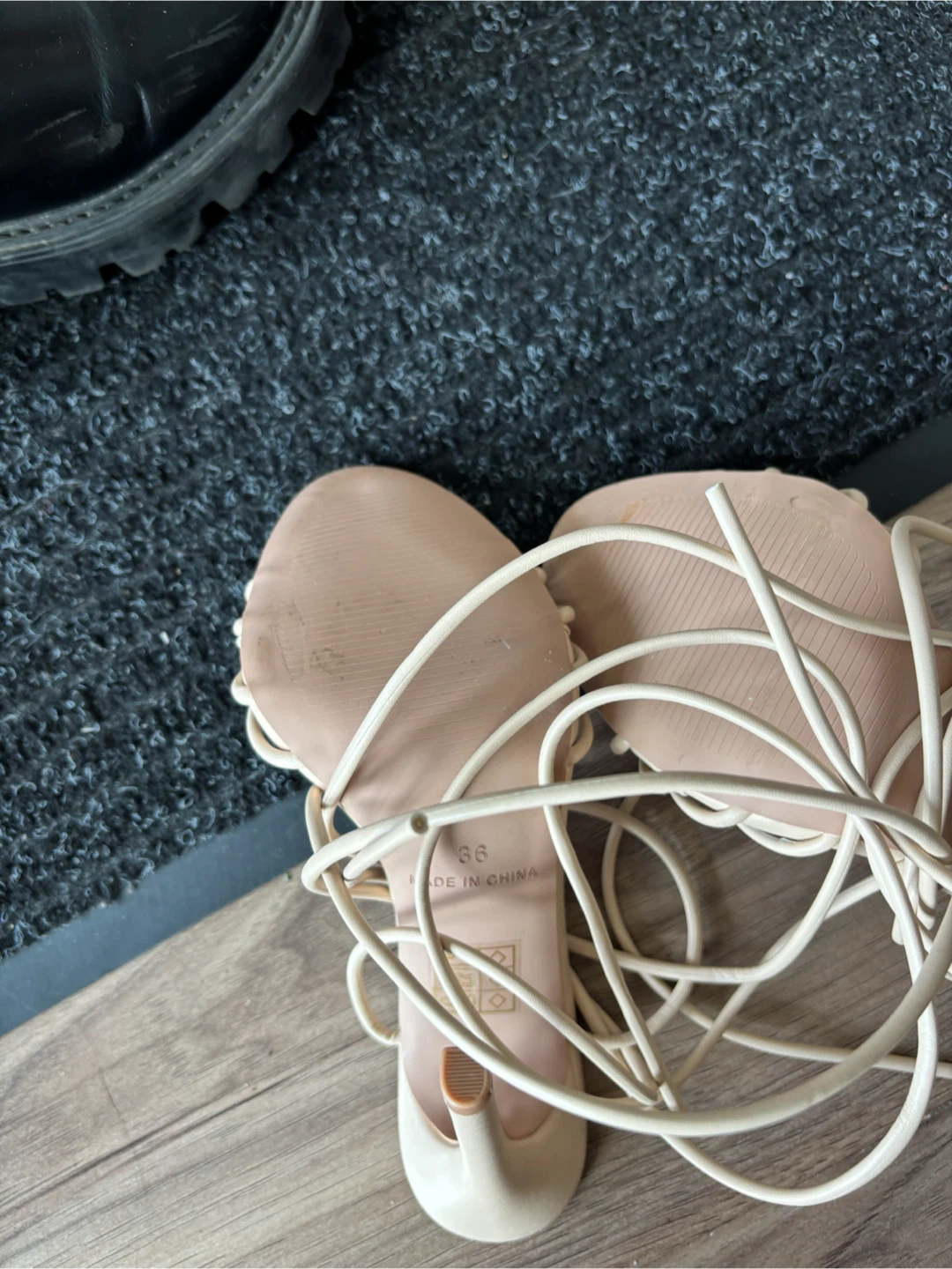 RAID Strappy Heeled Sandals - Beige - photo 2