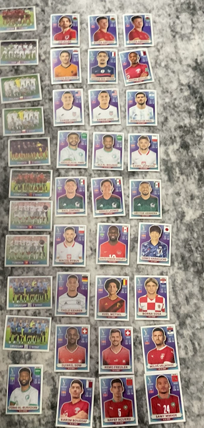 FIFA World Cup Stickers - Various Players