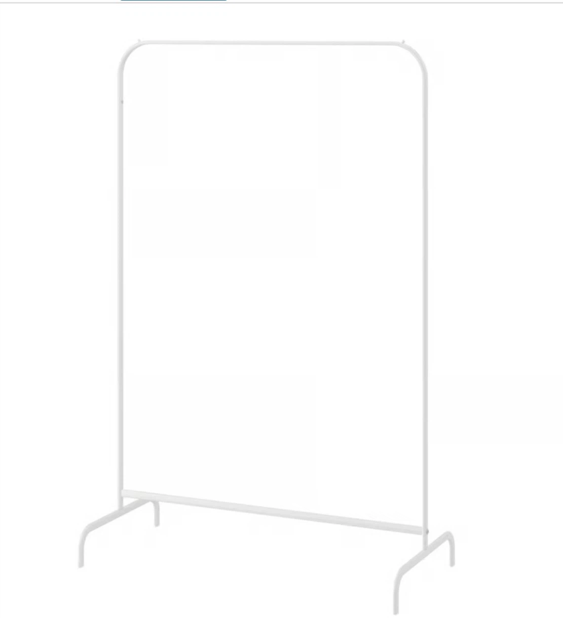 Ikea White Metal Clothes Rack