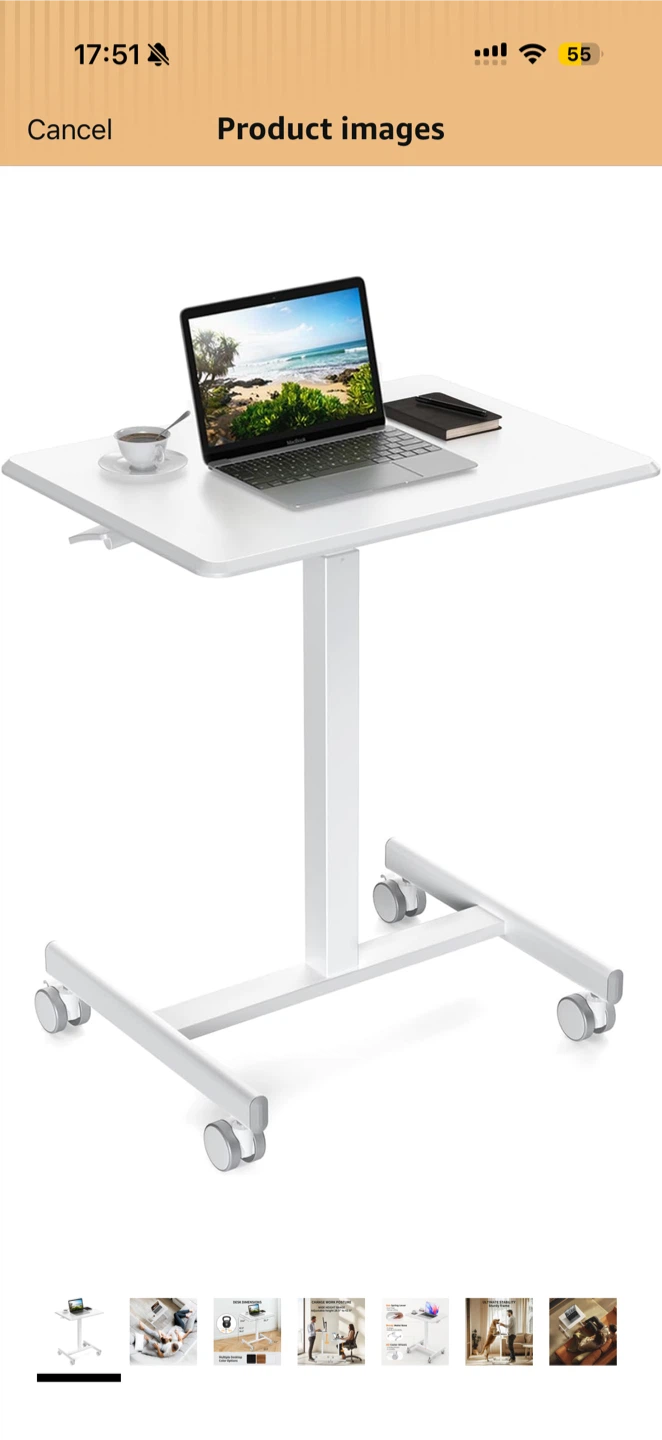 Table and storage bins