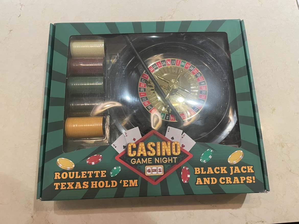 Casino Game Night 4 in 1 set