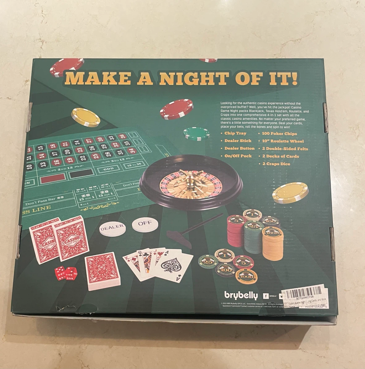 Casino Game Night 4 in 1 set - photo 3